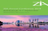 ZIA Annual Conference 2018 BANGKOK, 6-7 September · BUCKS, SL1 8DF, UK ZIA AGM & Annual Conference 2018, Bangkok Day 2: Friday 7th September 08:30 - 11:00 Registration desk open