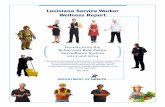 Louisiana Service Worker Wellness Report€¦ · Louisiana Service Worker Wellness Report | 2016 5 Table 2 shows the distribution of socio-demographic characteristics among Louisiana’s