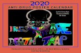 ANTI-DRUG POSTER CALENDAR - Greenville County · 2020 Anti-Drug Poster Calendar d In order to publish this calendar, approximately 600 art students from 17 Greenville and Pickens