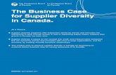 The Business Case for Supplier Diversity in Canada · 2017-09-19 · BRIEFING SEPTEMBER 2017 The Business Case for Supplier Diversity in Canada. At a Glance • Supplier diversity