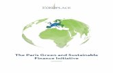 The Paris Green and Sustainable Finance Initiative · “Paris Green and Sustainable Finance Initiative” was created on the basis of a double observation: on the one hand, the Paris