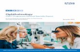 Ophthalmology...5 The Royal College of Ophthalmologists welcomes the publication of this report. It reflects a huge commitment by the GIRFT team, led by Alison, Carrie and Lydia, to