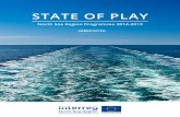 STATE OF PLAY - North Sea Region · 2020-03-31 · 5 Programme inventory - state of implementation a) State of implementation Projects within thematic priorities The North Sea Region