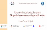 Two methodological trends: flipped classroom and gamificationerasmusplus-egypt.eu/images/TAM/University_Teacher... · 2019-07-30 · theflippedclassroom is an instructional strategy