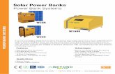 Solar Power Banks...Battery Capacity 100Ah Recommended Voltage 12V Solar Power Banks POWER BANK SYSTEMS 1939 Parker Ct Stone Mountain, GA, 30087 | Toll Free: (800) 316-4716 | ...