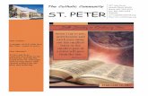 The Catholic Community 557 Lake Street Antioch, Illinois ...2 st. peter parish · antioch, il welcome to st. peter parish the catholic community st. peter 557 lake street • antioch,