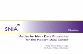Active Archive - Data Protection for the Modern Data Center · Expect the same reliability from disk and tape archive storage. ... Simple capacity expansion with system online Media