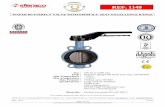WAFER BUTTERFLY VALVE WITH EPDM H.T. SEAT ...Kvs ( m3/h ) 12562 16021 22737 32443 43263 53873 64407 97341 119770 129808 WAFER BUTTERFLY VALVE WITH EPDM H.T. SEAT EXCELLENCE RANGE Sferaco