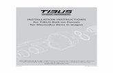 INSTALLATION INSTRUCTIONS for TIBUS Bolt-on Portals for Mercedes Benz G-wagon · 2018-06-18 · for Mercedes Benz G-wagon TIBUS Offroad Ltd. & Co. KG | Roffhausener Landstrasse 25