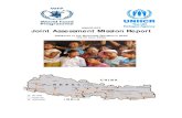 UNHCR/WFP Joint Assessment Mission Report · UNHCR United Nations High Commissioner for Refugees UNICEF United Nations Children’s Fund ... WSB Wheat Soya Blend (fortified) YFC Youth