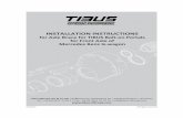 INSTALLATION INSTRUCTIONS · INSTALLATION INSTRUCTIONS for Axle Brace for TIBUS Bolt-on Portals for Front Axle of Mercedes Benz G-wagon TIBUS Oﬀroad Ltd. & Co. KG | Roffhausener