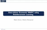 Data-driven Economic NMPC using Reinforcement Learningdysco.imtlucca.it/mpc-cdc19/pdf/4.pdf · The Basics Assumption: the system is a Markov Decision Process (MDP) state, action s,