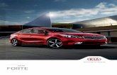 2018 FORTE - kia.ca · Forte protects you and your passengers with advanced dual-front, side-impact and curtain airbags with finely tuned sensors to optimize protection. Together