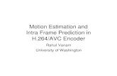 Motion Estimation and Intra Frame Prediction in H.264/AVC ... · Microsoft PowerPoint - cse590_rahul_lecture_2.ppt Created Date: 11/29/2007 4:43:28 PM ...