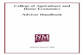College of Agriculture and Home Economics Advisor Handbookaces.nmsu.edu/academics/docs/advisor_handbook08.pdfguaranteed to transfer to any New Mexico public college or university.