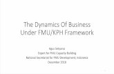 The Dynamics Of Business Under FMU/KPH Framework · 5. Partnership in generating community venture business 11. Costs and benefits for Japan business ... •Technical capacity building