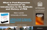 What is Post-Keynesian Economics? An Introduction …• Jan Kregel 1973 • Hyman Minksy 1975 • Eichner 1979 Guide to PKE • Peter Reynolds 1987 • Alfred Eichner 1987 • Amittava