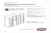 Tiffin Metal Products Co.™ Locker Division Installation ... · the locker to determine what type of screw was used to attach it to the wall or the next locker. See PHOTO 1. For