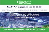 SFVegas 2020 - Structured Finance Association...Agenda at a Glance - SOLD Exclusive $6,000 • Full page ad on the back cover of printed onsite agenda • Listed as Onsite Agenda Sponsor
