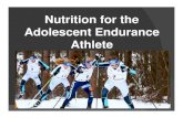 Nutrition for the Adolescent Endurance Athlete...⦿ Why are skiers bad at hydration? Vitamins/ Minerals. Generally good habits ⦿Aim for healthy not perfection ⦿All in moderation