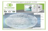 XTREME OPTI-CLEAN CUBE · XTREME OPTI-CLEAN CUBE COMBAT COVID-19 Safe for use on skin, clothing, and glasses. No protective equipment required. Just walk through. Proguardeum is a