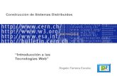 “Introducción a las Tecnologías Web”sagitario.itmorelia.edu.mx/~rogelio/csd_tecnologias_web.pdf · Web Douglas Engelbart En la década de los 60ś Douglas Engelbart fue la fuerza