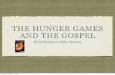 THE HUNGER GAMES AND THE GOSPEL - St. Matthew's ...THE HUNGER GAMES ÒWe have so much TV coming at us all the time . . . . Are we becoming desensitized to the entire experience?Ó