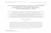 Original Research Variations of Sediment Archaea Communities in … of... · Variations of Sediment Archaea Communities... 3345 sample was extracted three times and thoroughly mixed