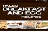 Paleo Eggs and Breakfast - Amazon S3 · Cranberry-Nutty Breakfast Bars Preparation 1 Preheat oven to 325F. 2 Whisk together the almond butter, oil and raw honey in a medium bowl,