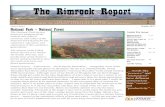 The Rimrock Report - University of Arizona...The Rimrock Report National Park ≠ National Forest….continued Page 2 different. That is one of the cool things about national parks.