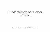 Fundamentals of Nuclear Power - Illinois Statebkc/phy207/nuclearpower.pdf · Nuclear Power in the US • We currently generate approximately 20% of our electricity using nuclear power.