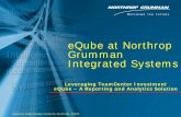 eQube at Northrop Grumman Integrated Systems Sector€¦ · Northrop Grumman’s Integrated Systems (IS) sector Delivers Best-value Solutions, Products and Services that Support Military
