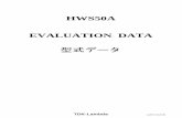 HWS50A EVALUATION DATA - TDK...EVALUATION DATA 型式データ HWS50A TDK-Lambda INDEX 1. 測定方法 Evaluation Method PAGE 1.1 測定回路 Circuit used for determination ...