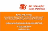 Bank of Baroda Meet/132134_20121022.pdf · Bank of Baroda is a 104 years old State ‐owned Bank. with modern & contemporary personality, offering banking products and services to