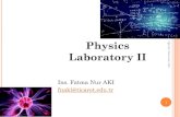 Physics Laboratory IIww3.ticaret.edu.tr/fnaki/files/2015/02/ph_lab2_lect1... · 2020-03-02 · 2 r r 12 12 F 12 Force on 2 due to 1 F 12 kq1q2 r12 2 Ör 12 k = (4pe 0)-1 = 9.0 x 109