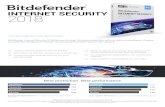 INTERNET SECURITY 2018 - bitdefender.rs · Antivirus Plus 2018 Continuous Updates Bitdefender 2018 is designed to protect you against the most advanced cyber threats on the planet.