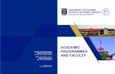 ACADEMIC PROGRAMMES AND FACULTY - School of Public Healthpublichealth.ug.edu.gh/sites/publichealth.ug.edu.gh... · improve the implementation of public health programmes and inter-