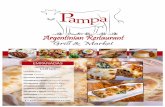 Pampa Menu Full to print III edicion 2019pampagrillhouston.com/wp-content/uploads/2020/05/...Ñoquis de Papa $9.99 (Potatoes gnocchi) Lasagna de Carne *** (Meat lasagna) *** Canelones