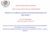 “IMPACT OF CLIMATE CHANGE ON WATER RESOURCES OF …nwm.gov.in/sites/default/files/INCCC Project _SVNIT_TapiBasin.pdf•Mr. Shubham Jibhakate (SRF) •Mr. Lalit Kumar Gehlot (JRF)