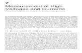 7 Measurement of High Voltages and Currents Shoubra... · 2015-04-29 · Generating voltmeter can be used for a.c. voltage measurements also provided the angular frequency O) is the