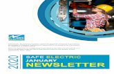 JANUARY NEWSLETTER - Safe Electric · JANUARY. 2 SAFE ELECTRIC NEWSLETTER It is essential that all RECs provide the required certifi-cation for Restricted and Controlled works carried