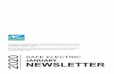 JANUARY NEWSLETTER - Safe Electric · 2020 NEWSLETTER SAFE ELECTRIC Safe Electric, the statutory regulatory scheme for electrical contractors is operated by the Register of Electrical