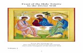 Feast of the Holy Trinity In the Divine Will · The Holy Spirit took my right hand and Jesus placed the ... Holy Trinity. This morning, while I was in my usual state, I saw an endless