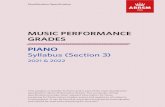 ABRSM Music Performance Grades · Duets*: Candidates may perform a duet for one of their pieces. At Grades 1–3, duets are included in the repertoire lists and are marked DUET ;