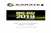 WKF K1 YOUTH LEAGUE VENICE - JESOLO · 2019-11-26 · Jesolo-Venice” will surely be a special occasion to honor and strengthen this beautiful sport in Italy and throughout the world.