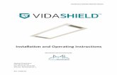 Installation and Operating Instructions - Vidashield · 2019-07-18 · Continuous Antimicrobial Air Cleaner Rev. 6/20/19 Installation and Operating Instructions Manufactured Exclusively