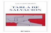 TABLA DE SALVACIÓN - Crear en Salamanca · Books and Books de Coral Gables, el 21 de marzo de 2018. Foto: Carlos I. Naranjo. Lilliam Moro Colección BETANIA de Poesía TABLA DE SALVACIÓN.