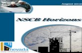 NSCB Horizons - NV Contractors Board · 2020-06-13 · Las Vegas Chapter. As you’ve been reading through previous newsletters, the Board has been actively engaged in strategic planning