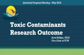 Toxic Contaminants Research Outcome · mercury, PCBs and other contaminants of emerging and widespread concern. In addition, identify which best management practices might provide