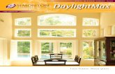 WINDOWS & DOORS … · A wall of Casement windows. A Picture window mulled over a Slider. ... Decorum® by Simonton, available on DaylightMax, is a portfolio of styling options that